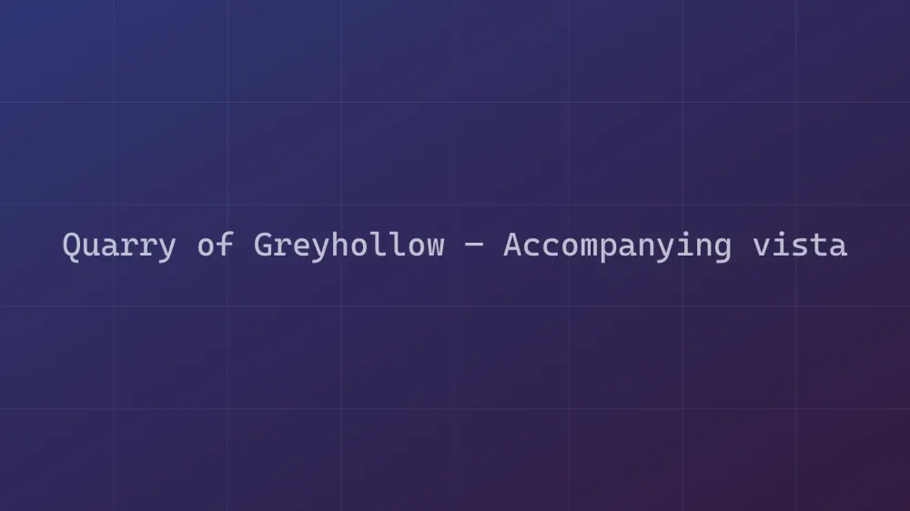 Quarry of Greyhollow — Image 2