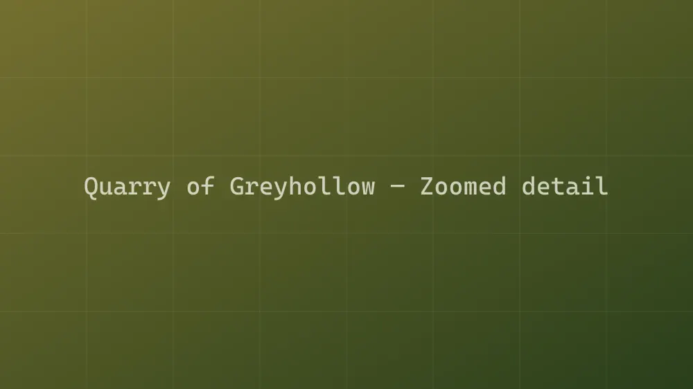 Quarry of Greyhollow — Image 1