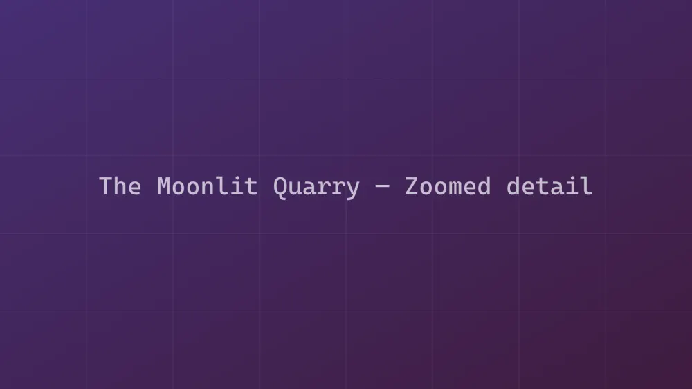 The Moonlit Quarry — Image 1