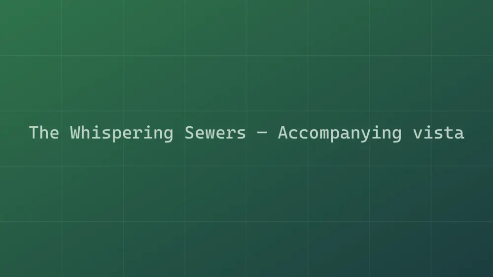 The Whispering Sewers — Image 2