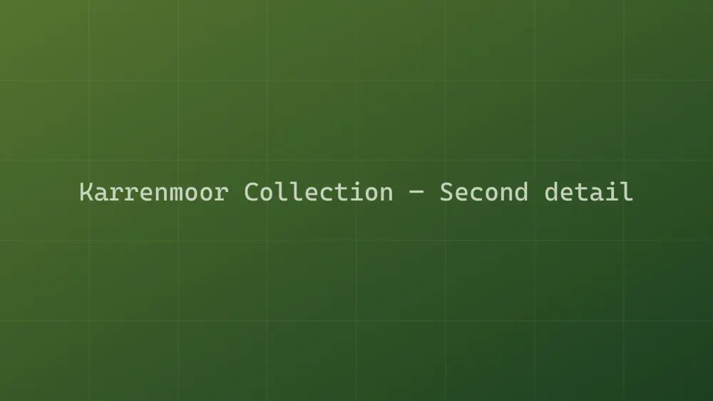 Karrenmoor Collection — Image 5
