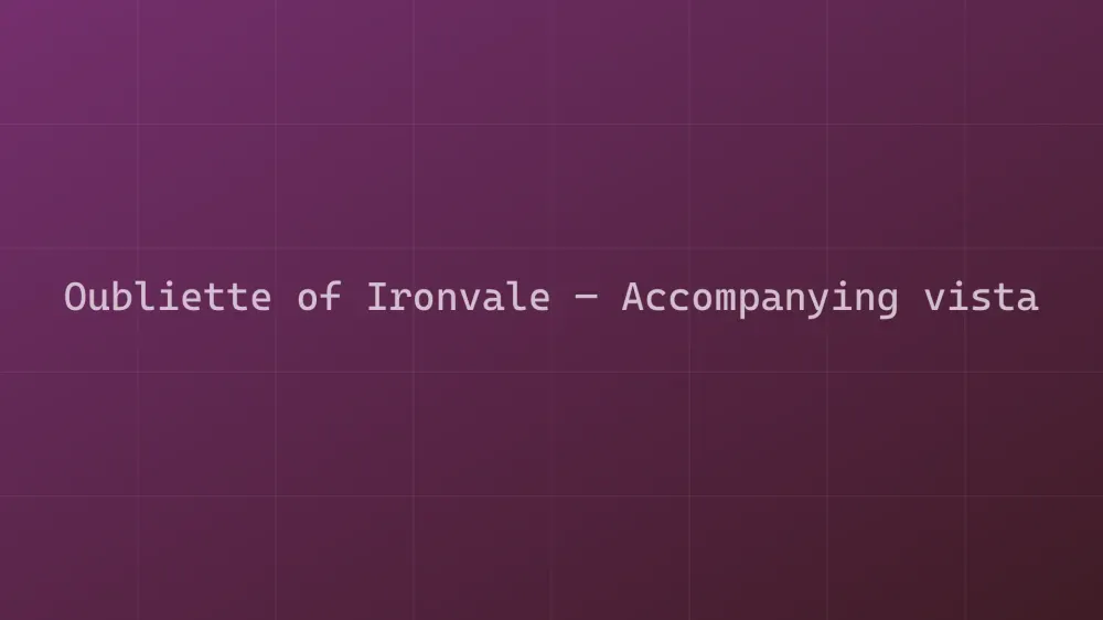 Oubliette of Ironvale — Image 2