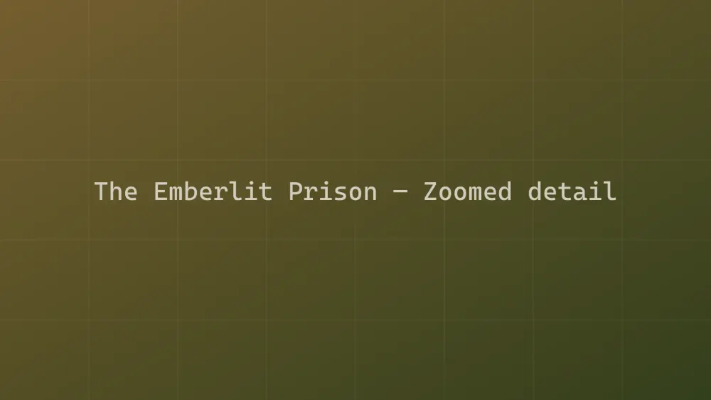 The Emberlit Prison — Image 1