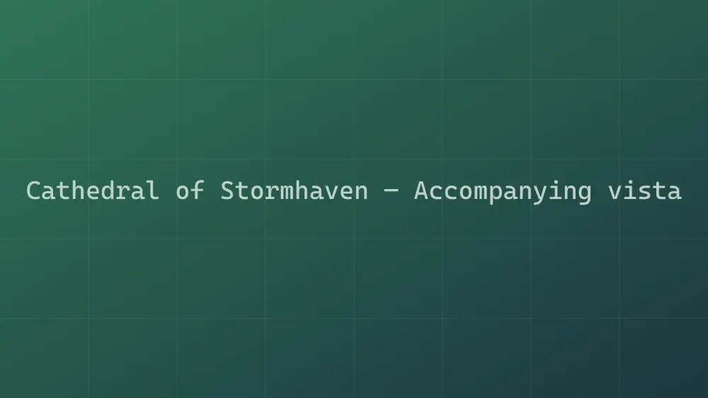 Cathedral of Stormhaven — Image 2