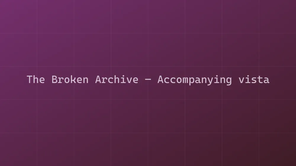 The Broken Archive — Image 2