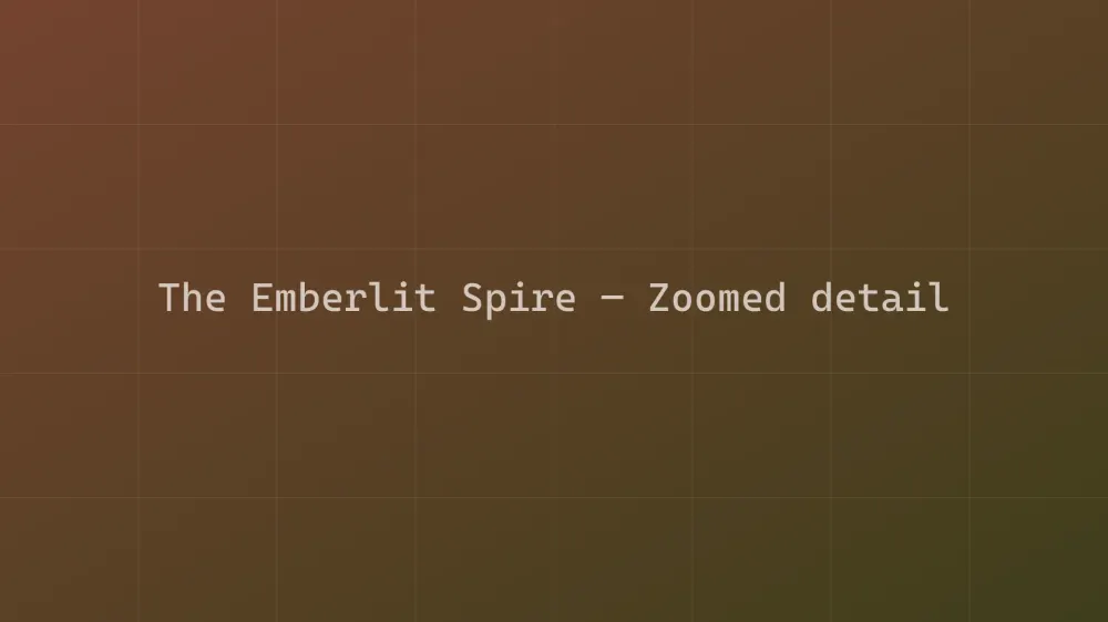 The Emberlit Spire — Image 1