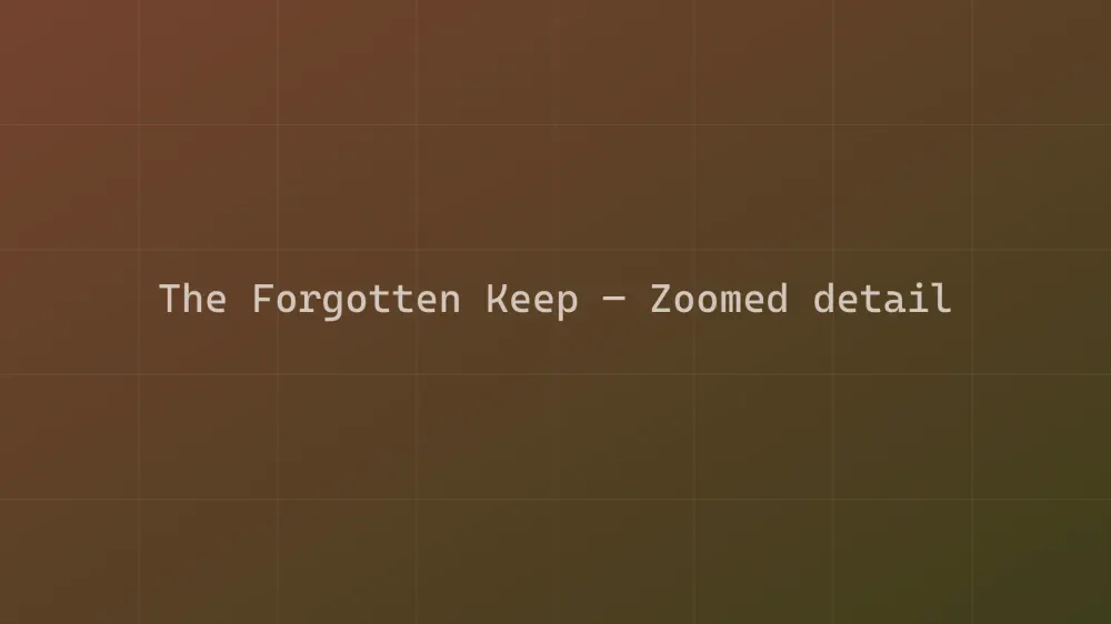 The Forgotten Keep — Image 1