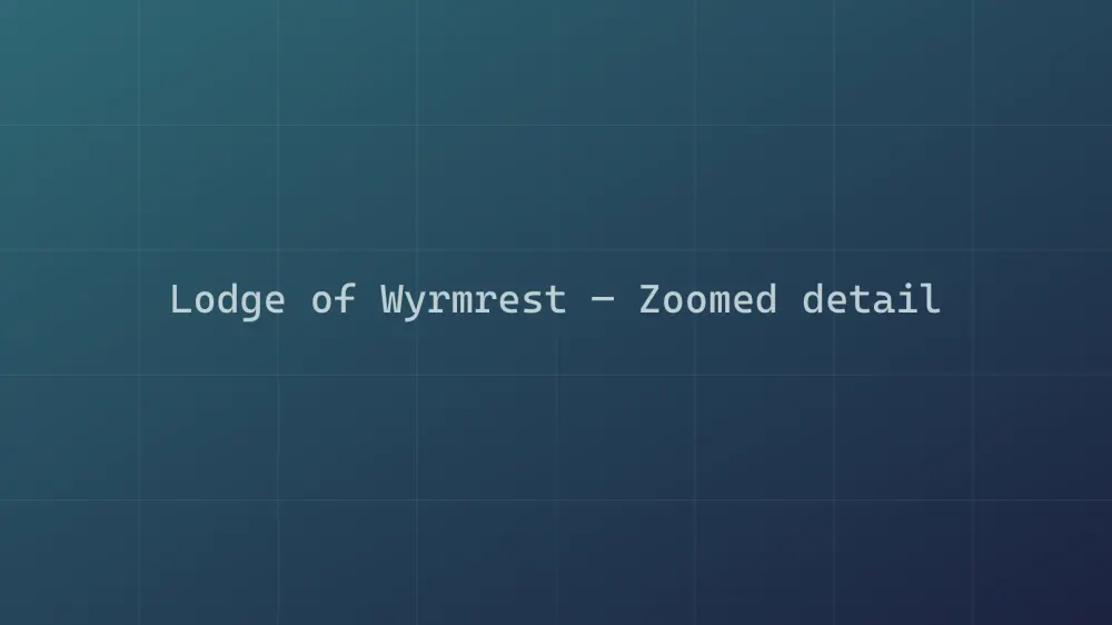 Lodge of Wyrmrest — Image 1