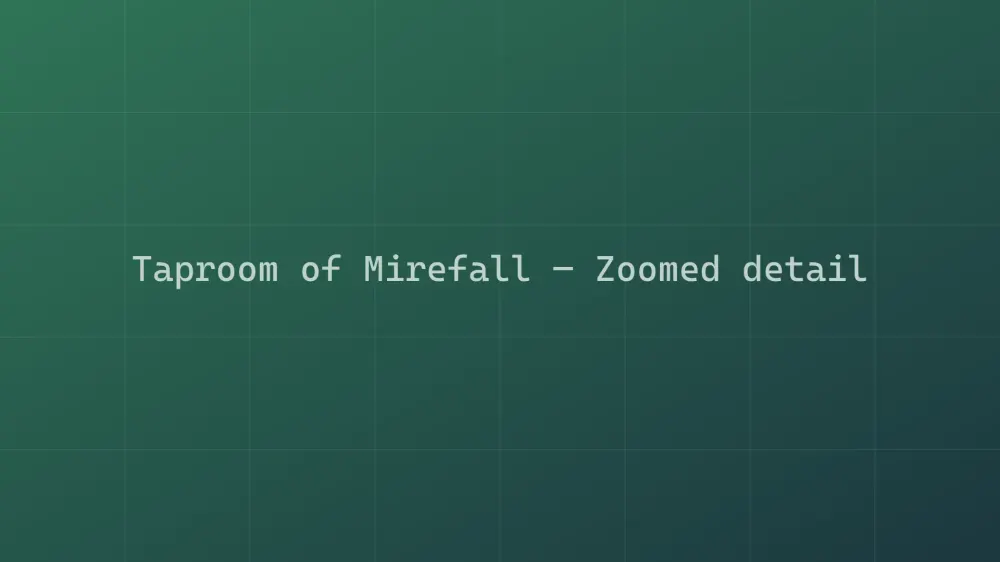 Taproom of Mirefall — Image 1