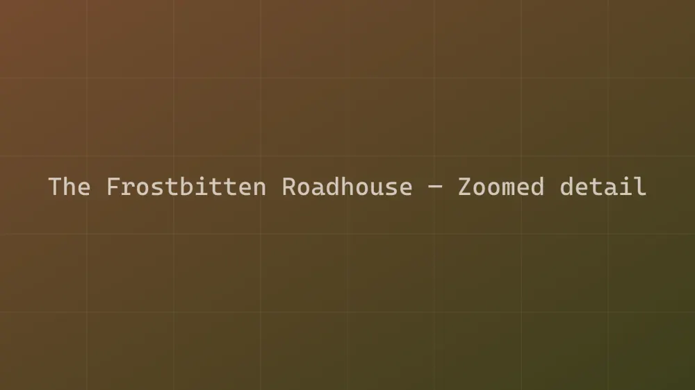 The Frostbitten Roadhouse — Image 1