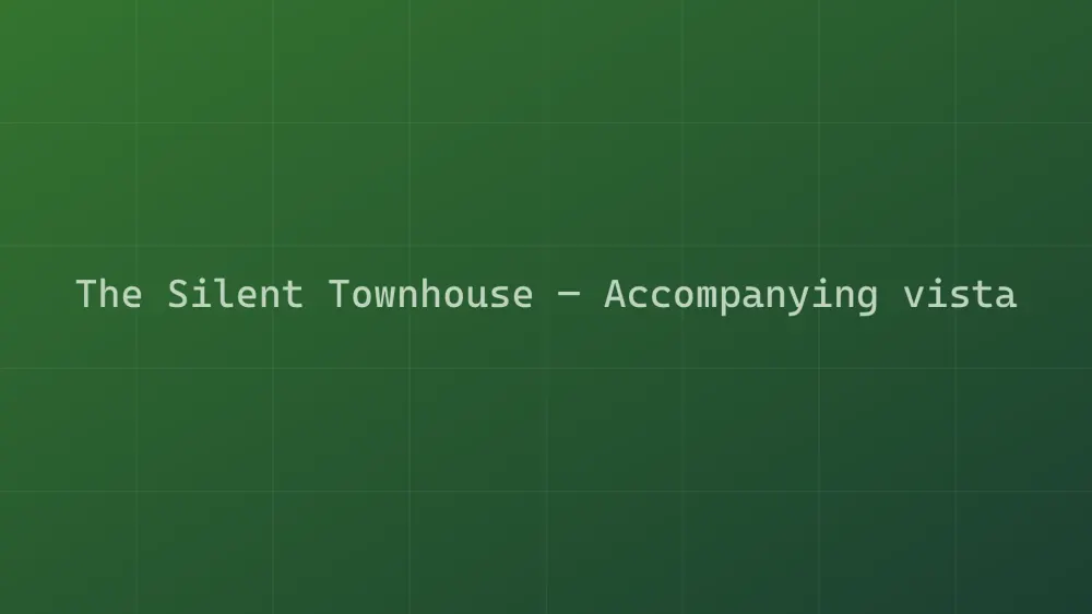 The Silent Townhouse — Image 2