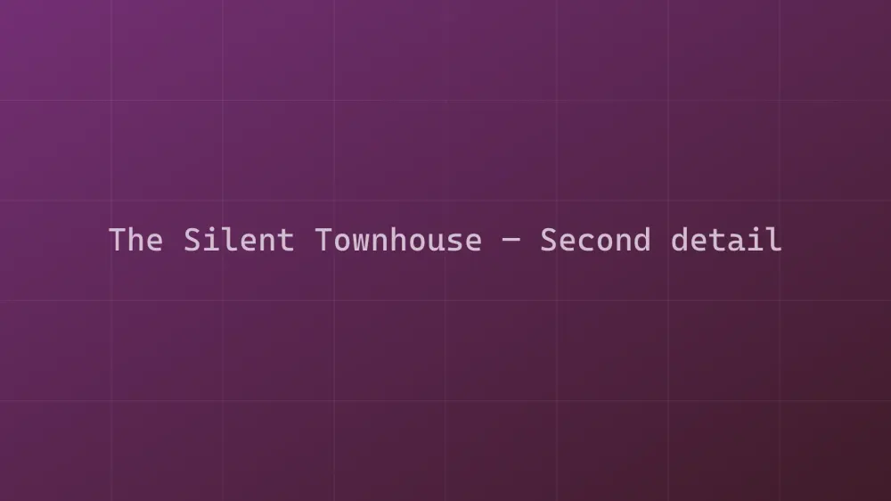 The Silent Townhouse — Image 5
