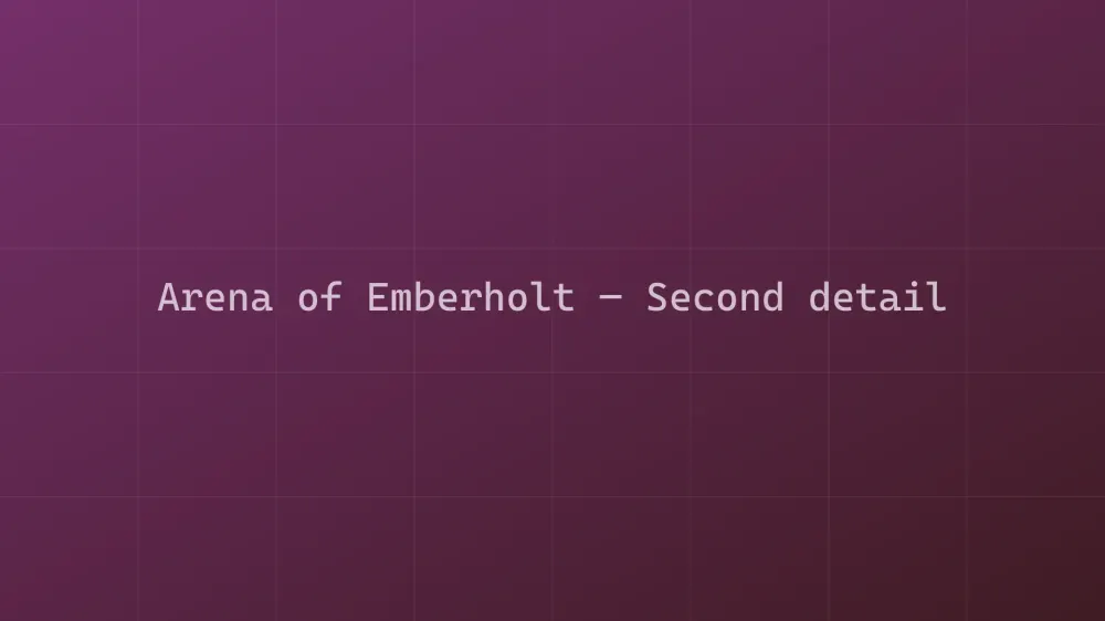 Arena of Emberholt — Image 5