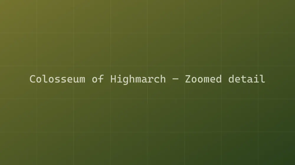 Colosseum of Highmarch — Image 1