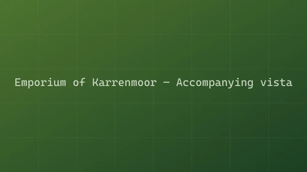Emporium of Karrenmoor — Image 2