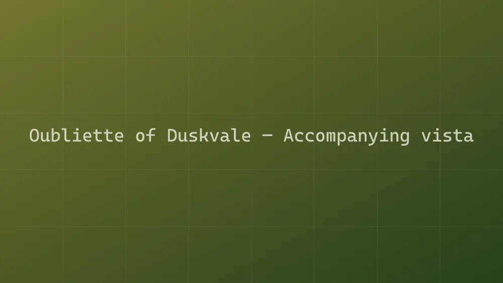 Oubliette of Duskvale — Image 2