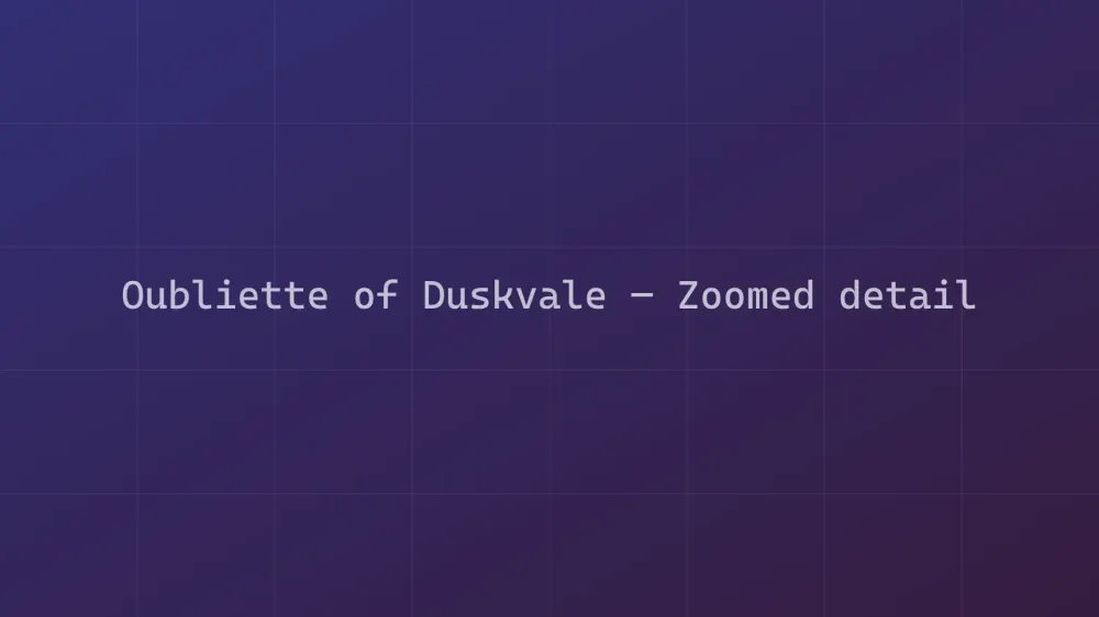 Oubliette of Duskvale — Image 1