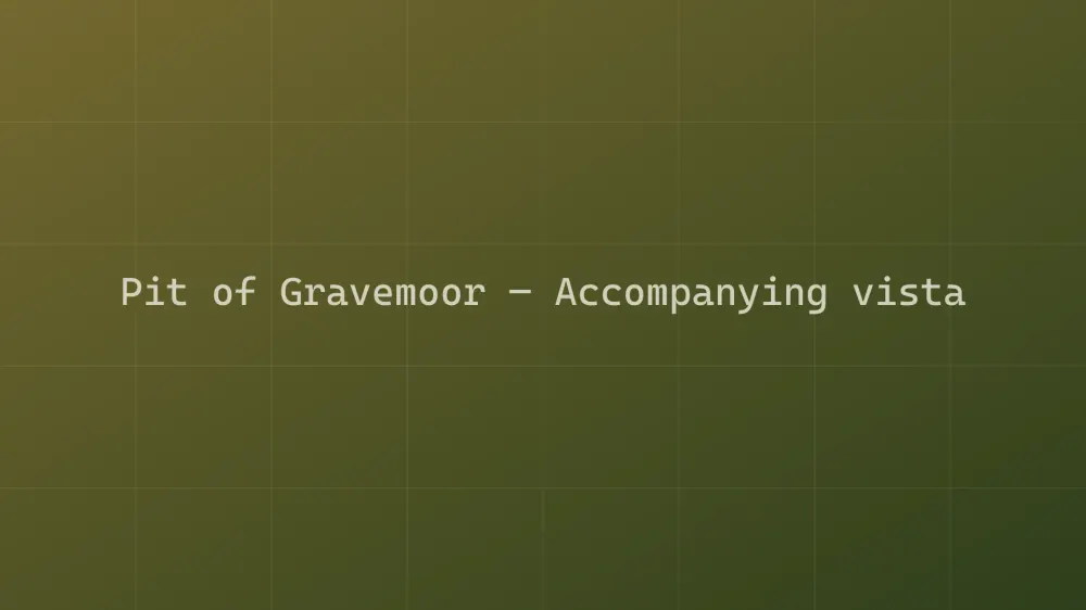 Pit of Gravemoor — Image 2