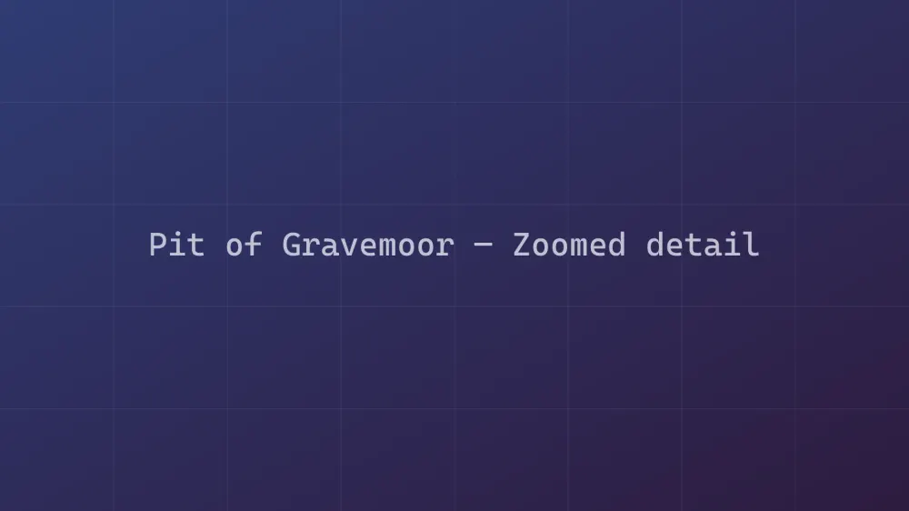 Pit of Gravemoor — Image 1