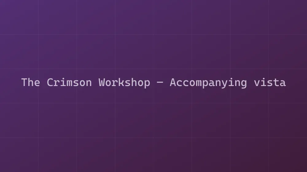 The Crimson Workshop — Image 2