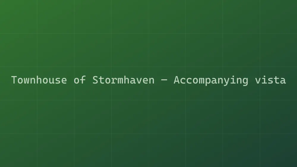Townhouse of Stormhaven — Image 2