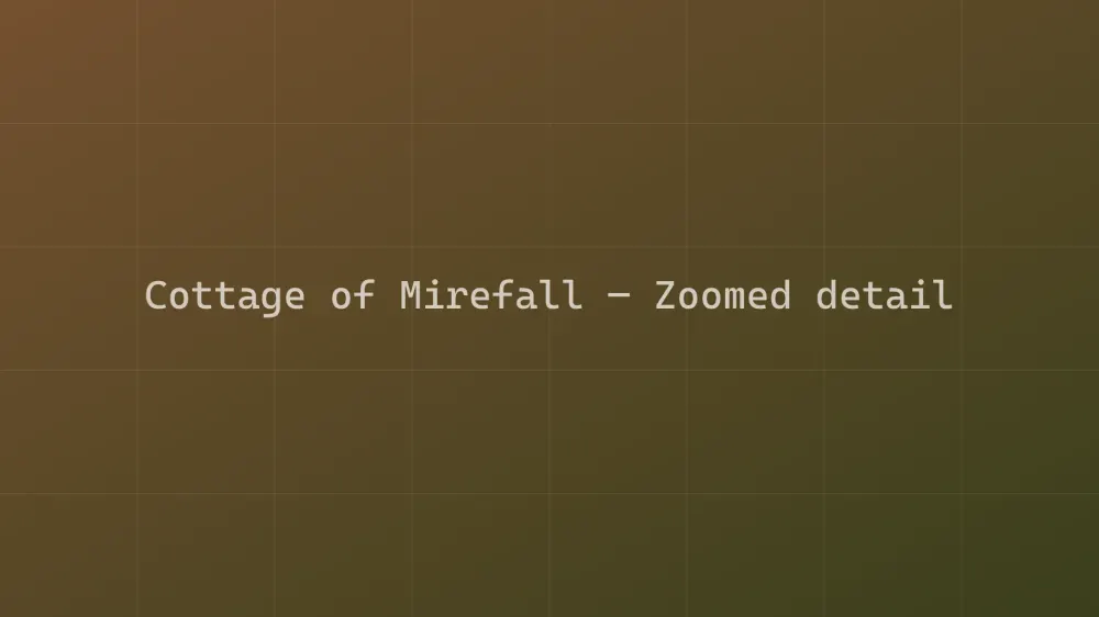 Cottage of Mirefall — Image 1