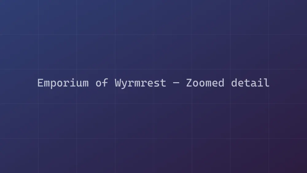 Emporium of Wyrmrest — Image 1