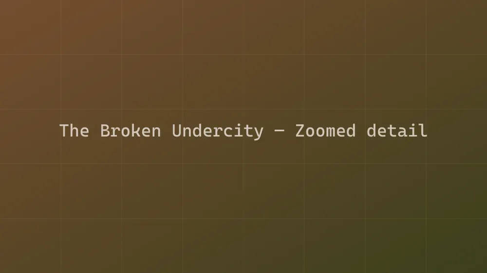 The Broken Undercity — Image 1