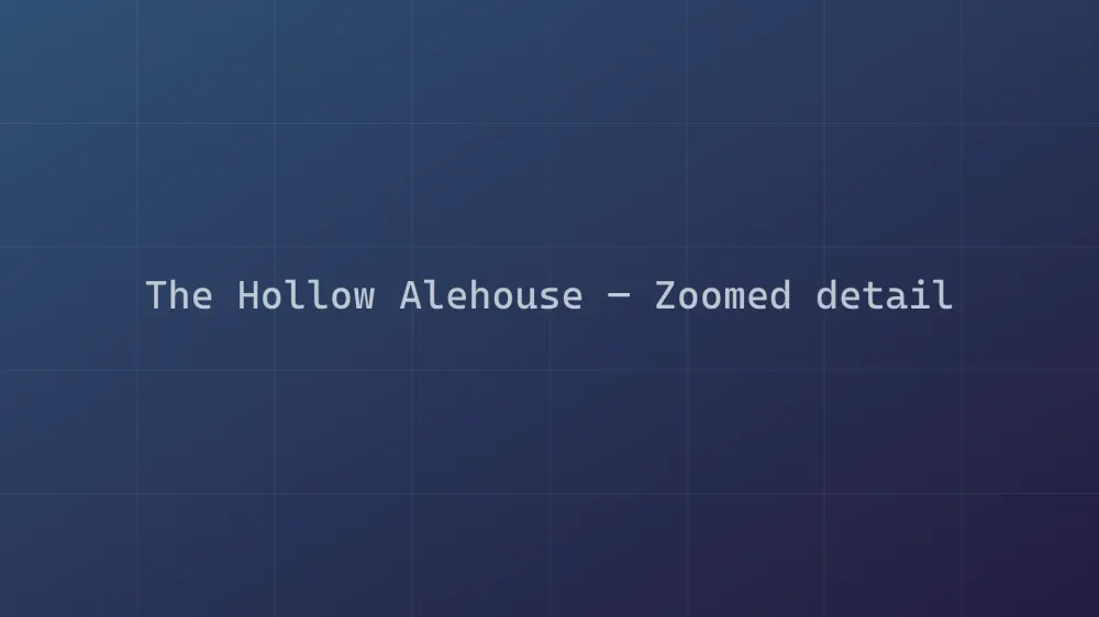 The Hollow Alehouse — Image 1