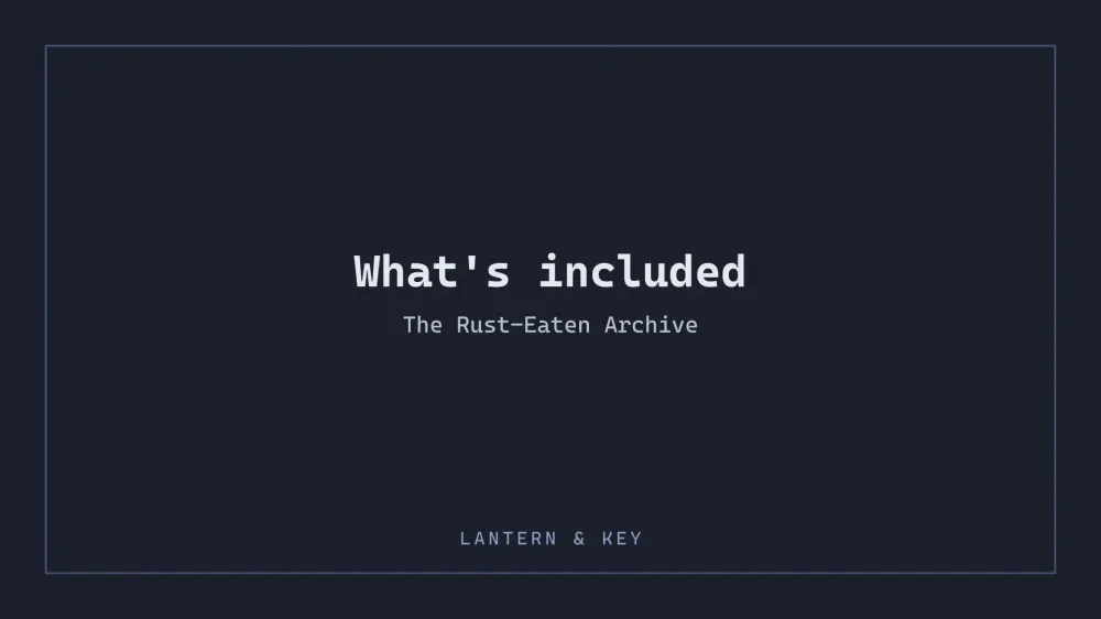 The Rust-Eaten Archive — Image 3
