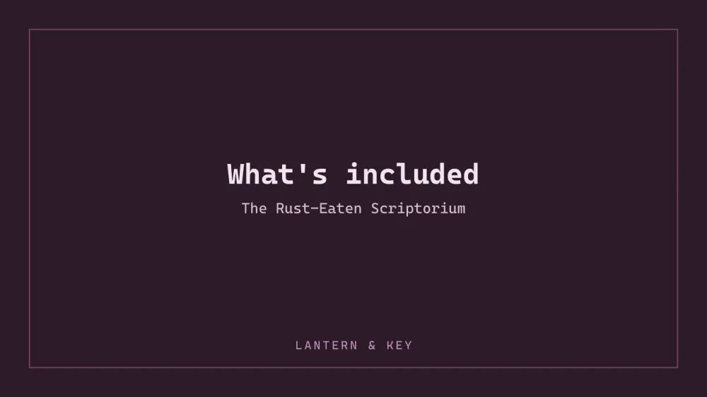 The Rust-Eaten Scriptorium — Image 3