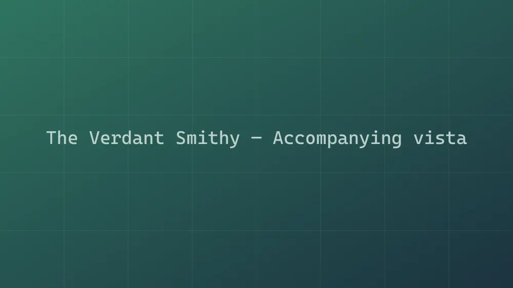 The Verdant Smithy — Image 2