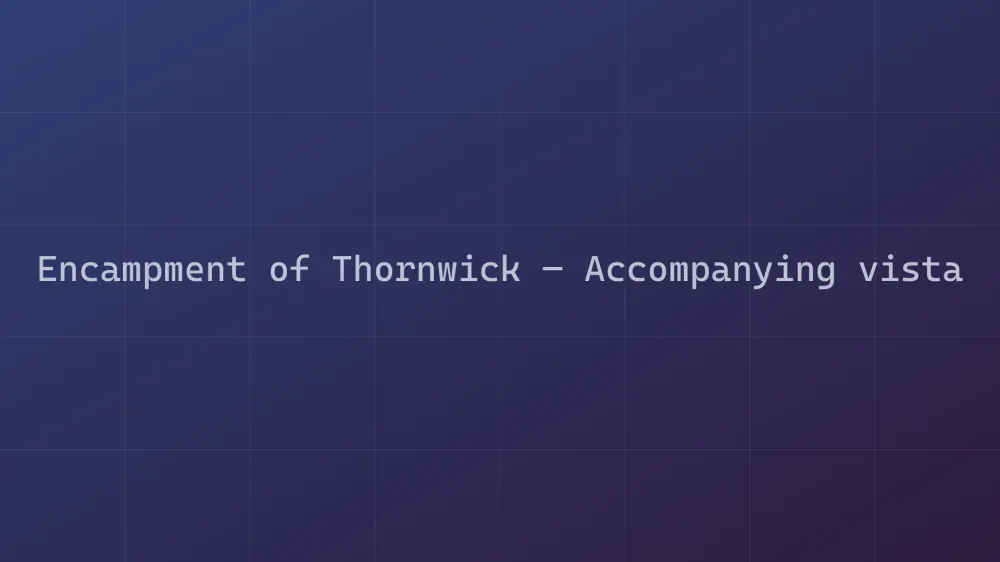 Encampment of Thornwick — Image 2