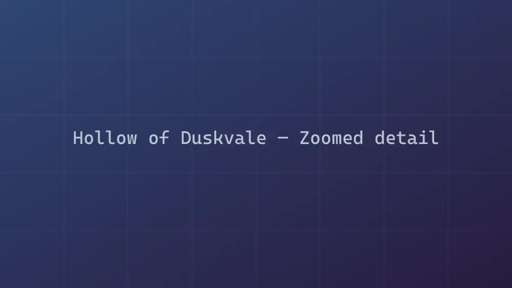 Hollow of Duskvale — Image 1