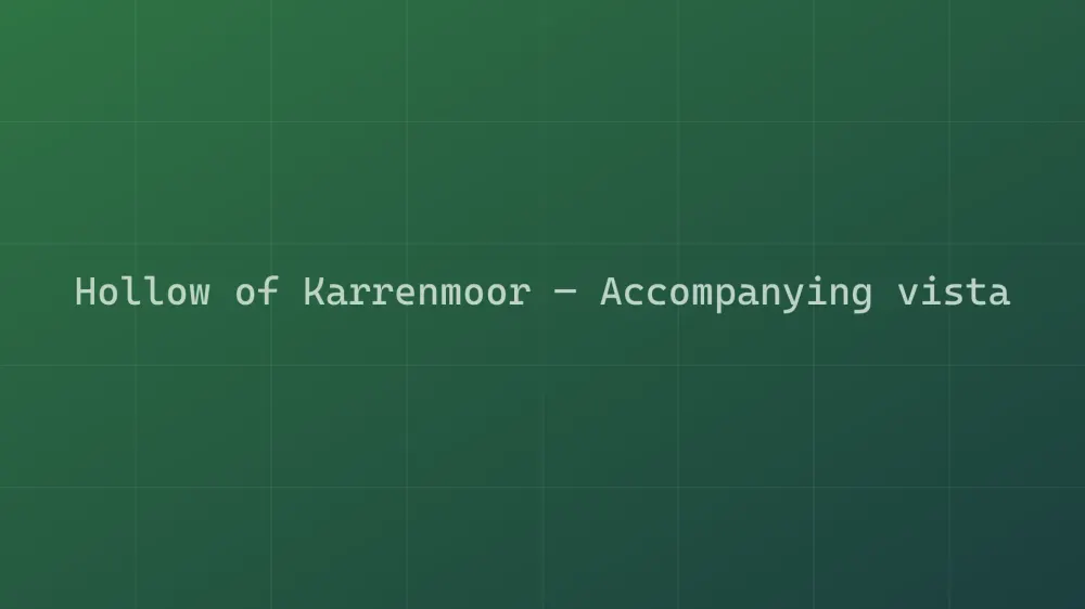 Hollow of Karrenmoor — Image 2