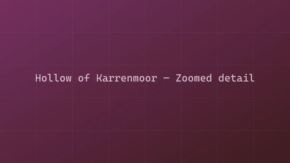 Hollow of Karrenmoor — Image 1