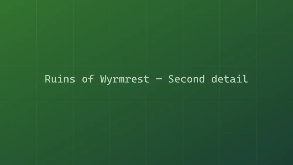 Ruins of Wyrmrest — Image 5
