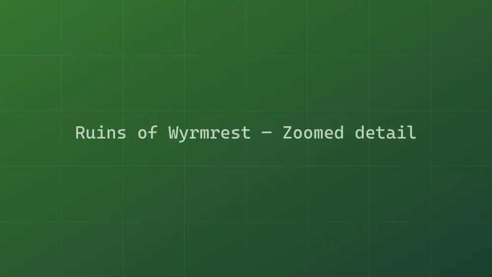 Ruins of Wyrmrest — Image 1