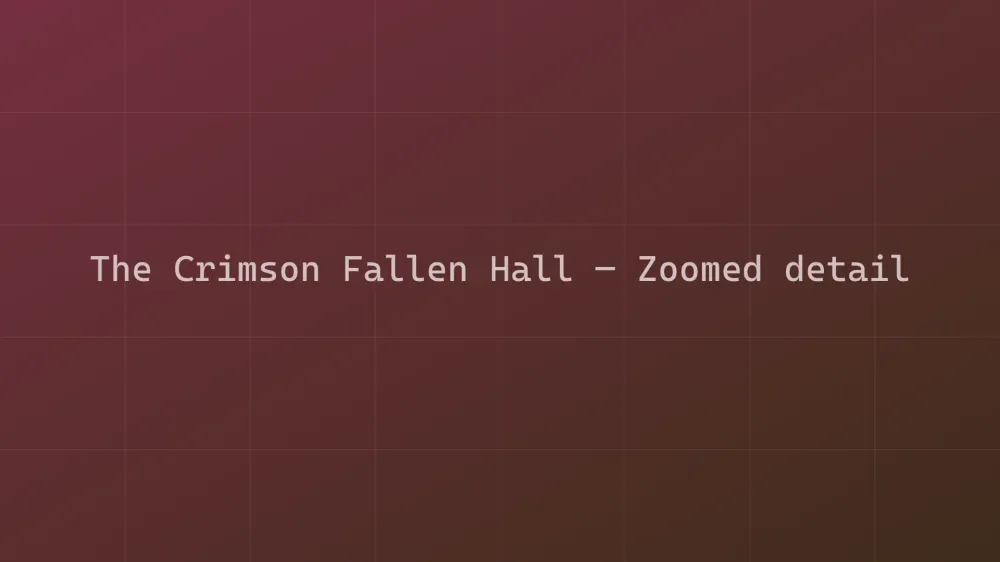 The Crimson Fallen Hall — Image 1
