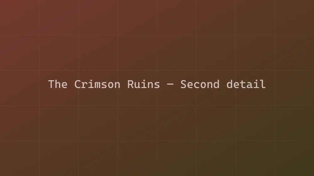 The Crimson Ruins — Image 5