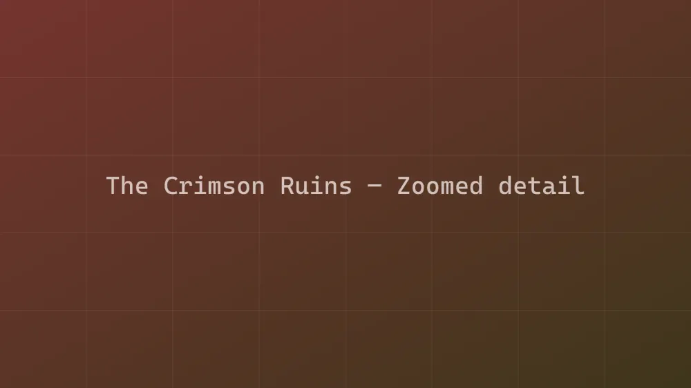 The Crimson Ruins — Image 1