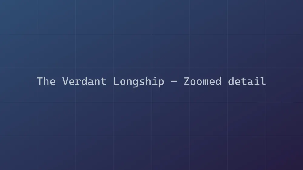 The Verdant Longship — Image 1