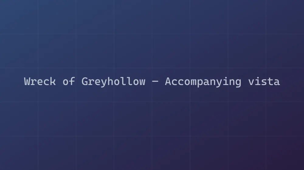 Wreck of Greyhollow — Image 2