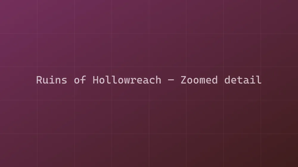 Ruins of Hollowreach — Image 1