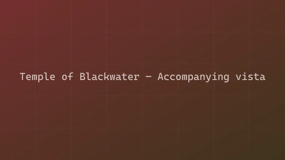 Temple of Blackwater — Image 2