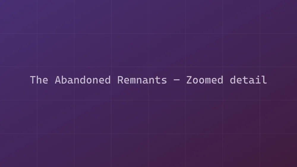 The Abandoned Remnants — Image 1