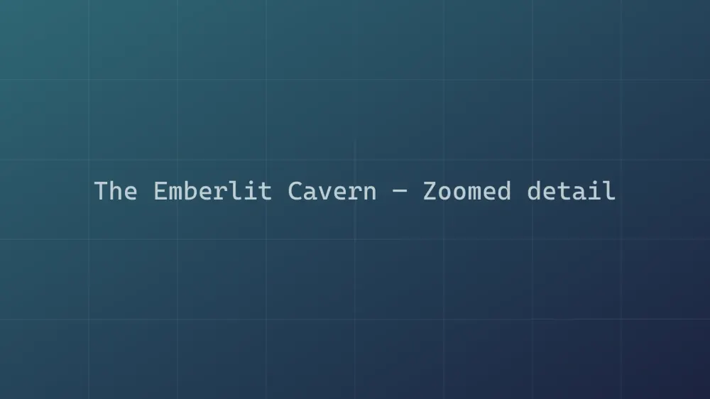 The Emberlit Cavern — Image 1