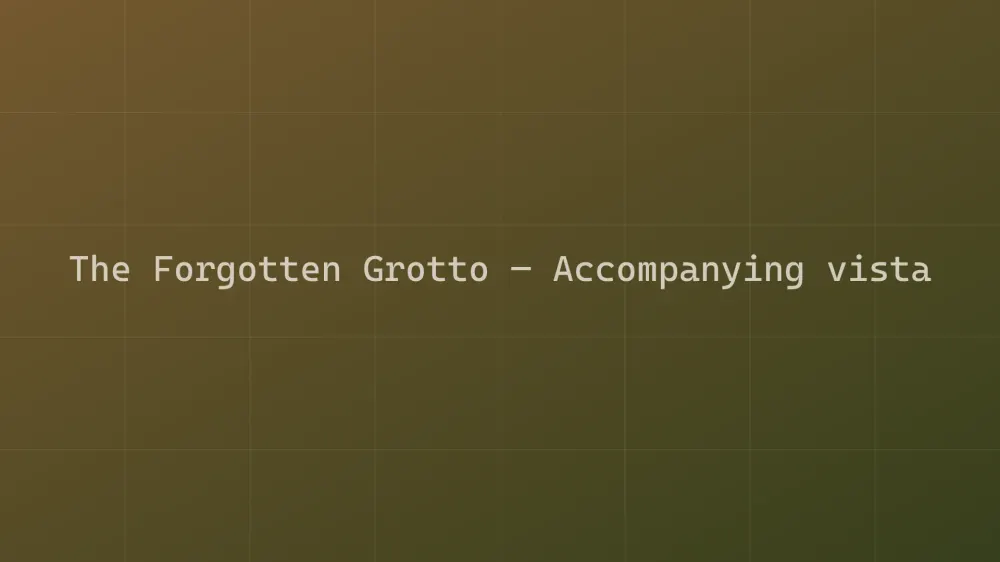 The Forgotten Grotto — Image 2