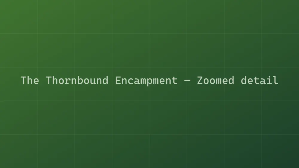 The Thornbound Encampment — Image 1