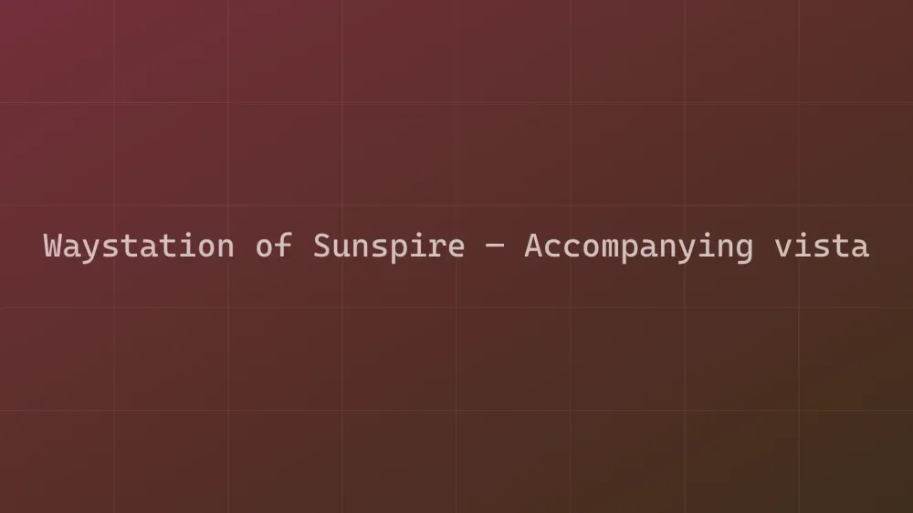 Waystation of Sunspire — Image 2